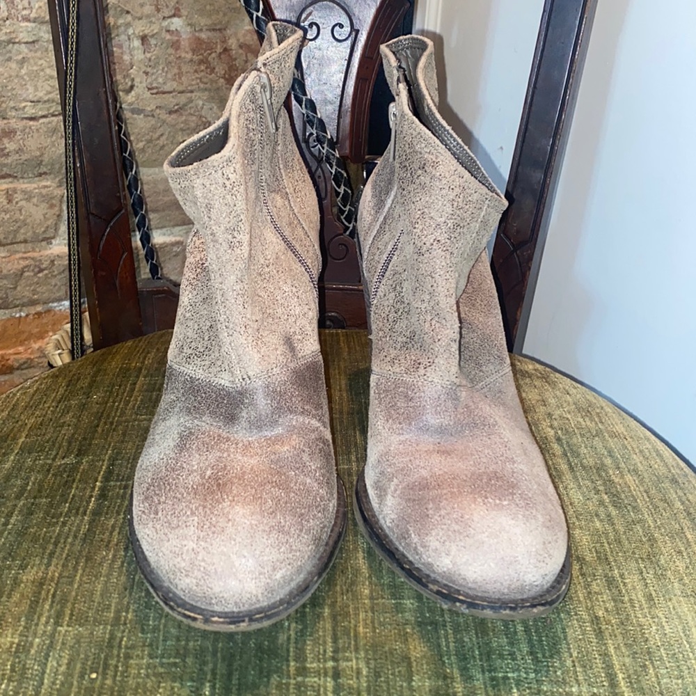 Suede Booties